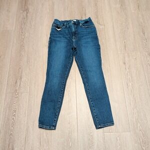 Good American Good Legs High Rise Skinny Jeans Blue Womens Size 10/30 27x26